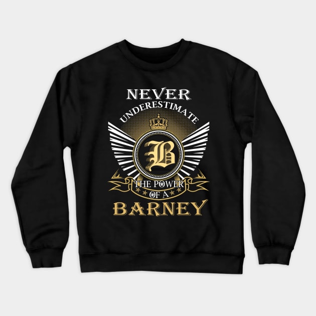 BARNEY Crewneck Sweatshirt by kyraheidy